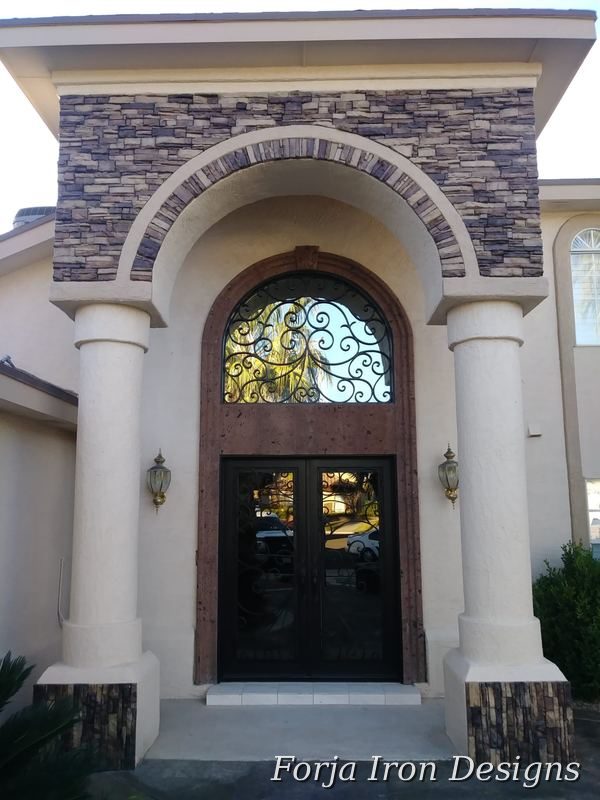 Grand Stone Arch Entry