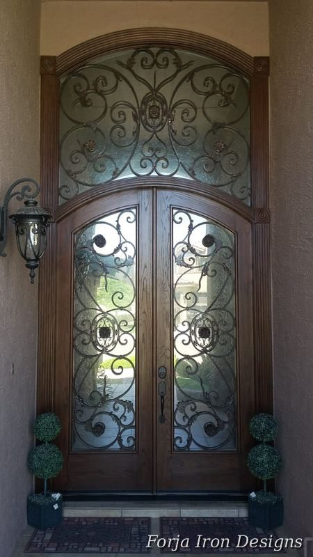 Wood Scrollwork Entry
